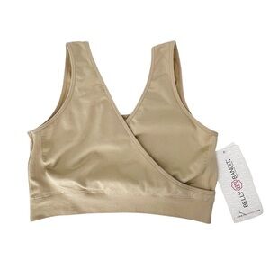 Belly Bandit B.D.A. Bra Size Large Pregnancy Sleep Nursing Bra Light Tan New NWT